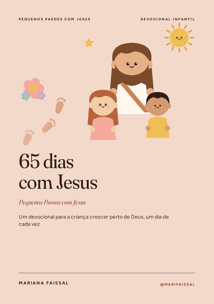 Capa do devocional 65 dias com Jesus